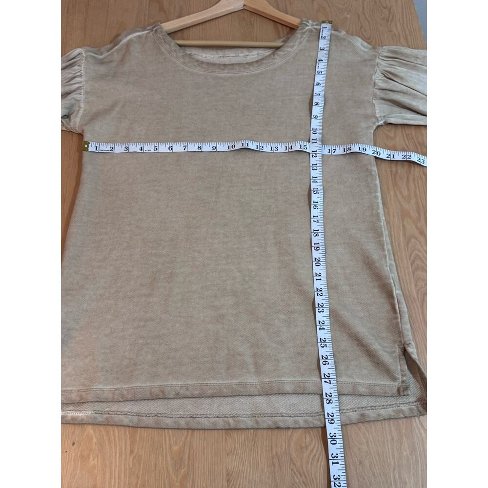 Pilcro Anthropologie Womens Top Mixed Media Shirt 100% Cotton Boho S Coastal - Picture 13 of 14